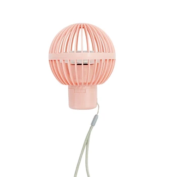 

Summer Portable Small Fan Usb Mini Mute Office Student Hand-Held Rechargeable(Pink)