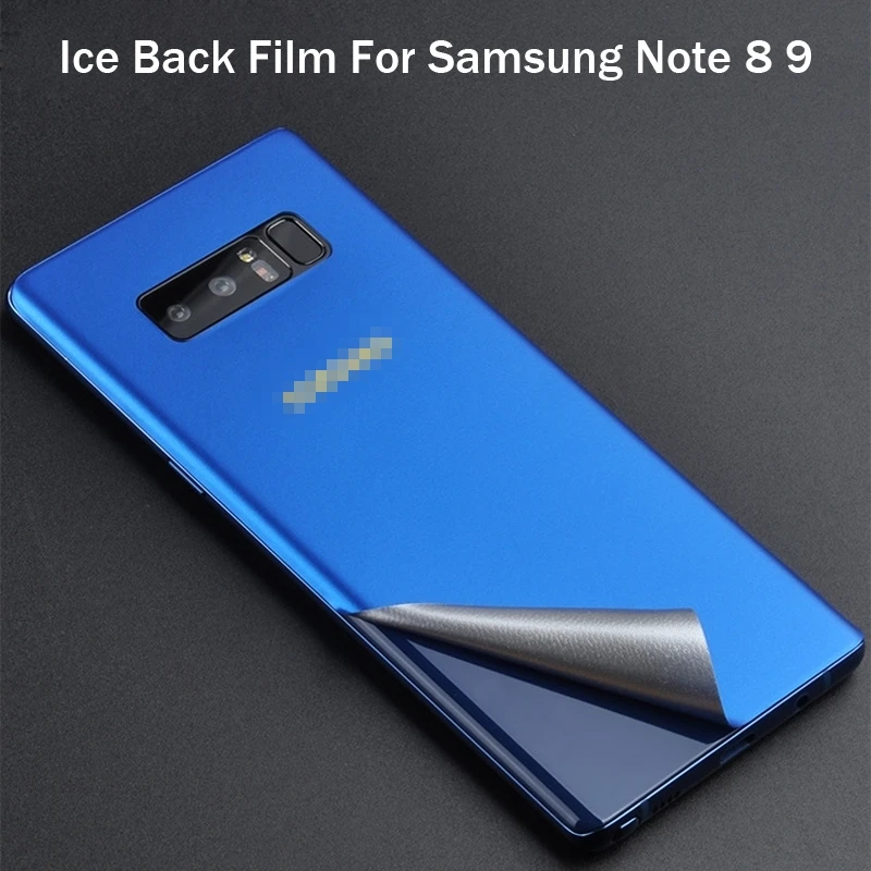 

Ice Surface Film For Samsung Note 8 9 S9 Plus Thin Screen Protector Cover Stickers Paster Rear Decorative Film Ice Back Film