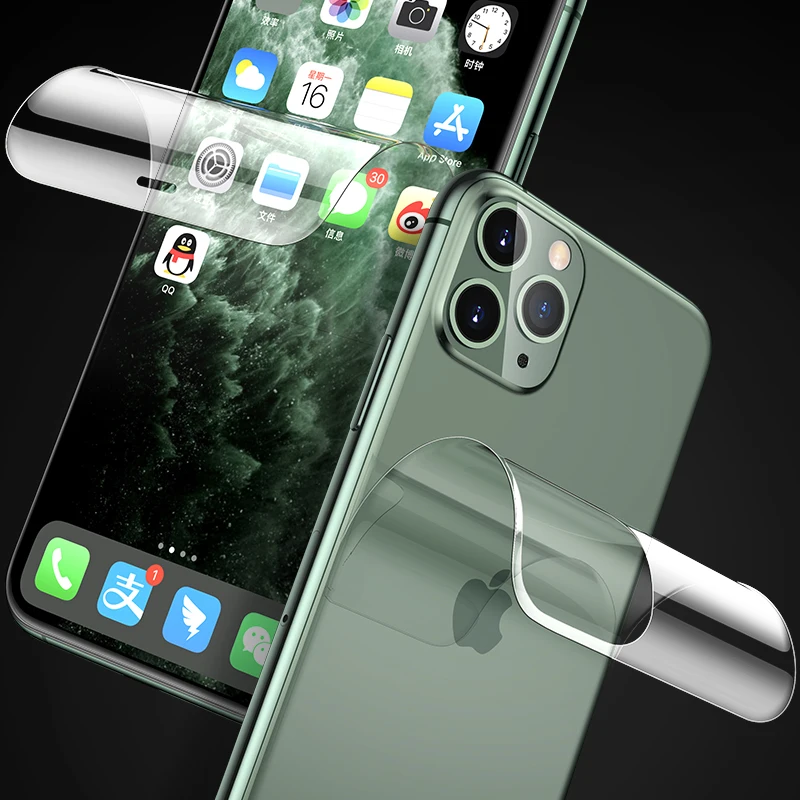 25D защита экрана Гидрогелевая пленка для iphone 7 6 6s 8 Plus Защитная пленка для iphone X XR XS Max 11 pro max не стекло