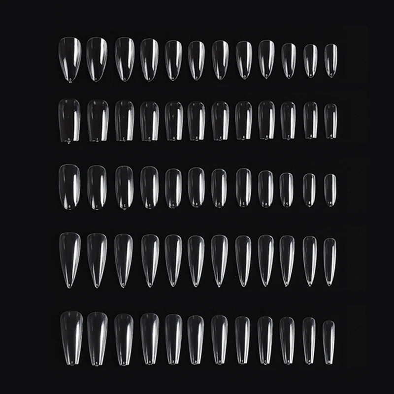 HNUIX 240pcs Long Coffin False Nails Ballerina Nail Tips Full Cover Acrylic Clear Nails Natural False Nails For Gel Nails tool HNUIX 240pcs Long Coffin False Nails Ballerina Nail Tips Full Cover Acrylic Clear Nails Natural False Nails For Gel Nails tool