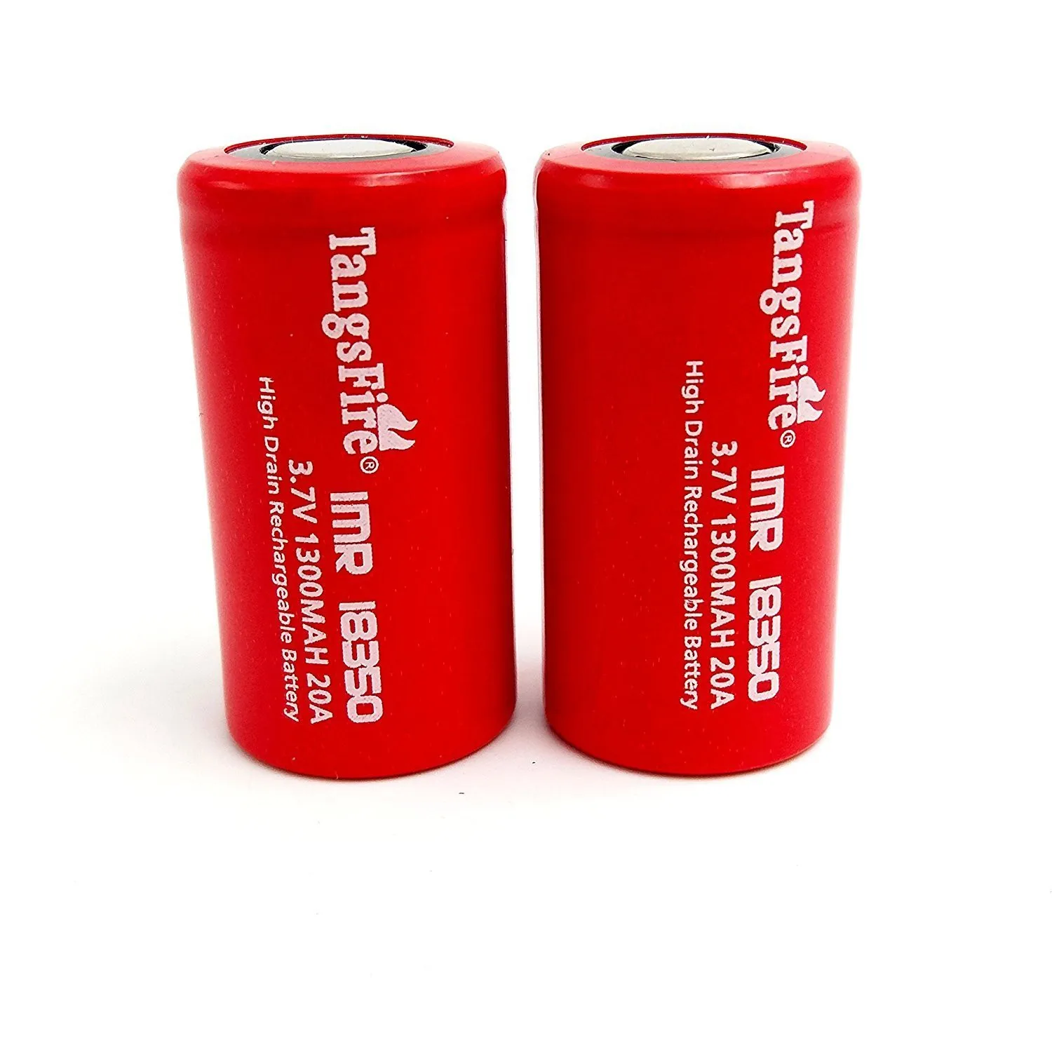2 шт TangsFire IMR 18350 1300mAh 3,7 V 20A Премиум батарея для вейпера-плоский Топ, реальная емкость 1100mah
