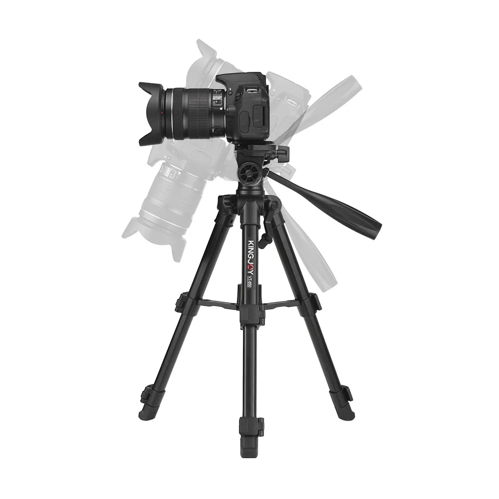 Профессиональный штатив Kingjoy VT-850 2" 3 из алюминиевого сплава для фотосъемки и видеосъемки с поддержкой DSLR SLR камеры видеокамеры