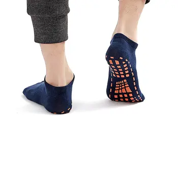 

1 Pair Anti-skid Grip Pilates Socks Yoga Socks Silicone Fitness Sport Non Slip Socks Floor Socks for Kid/Women/Men Hot