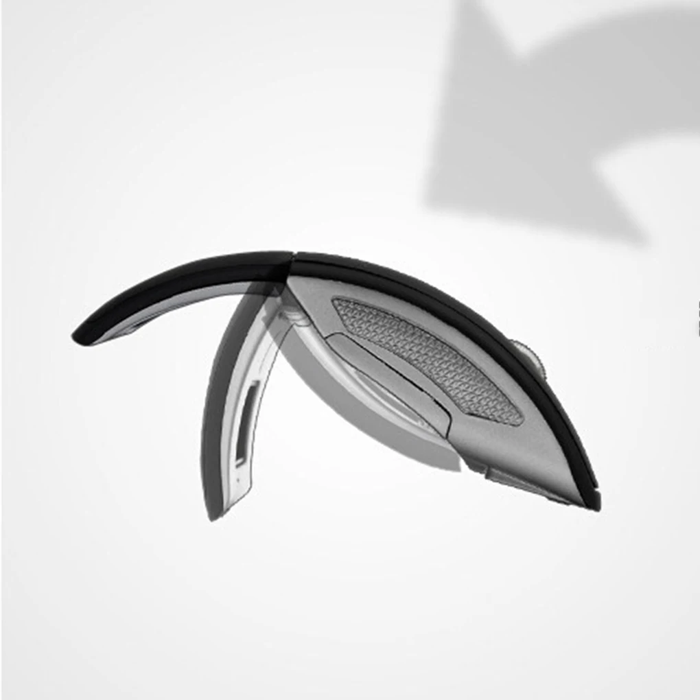 Беспроводная складная компьютерная мышь 2 4 ГГц мини для путешествий ноутбука