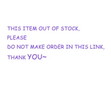 

this item out of stock, please do not make order in this link, thank you