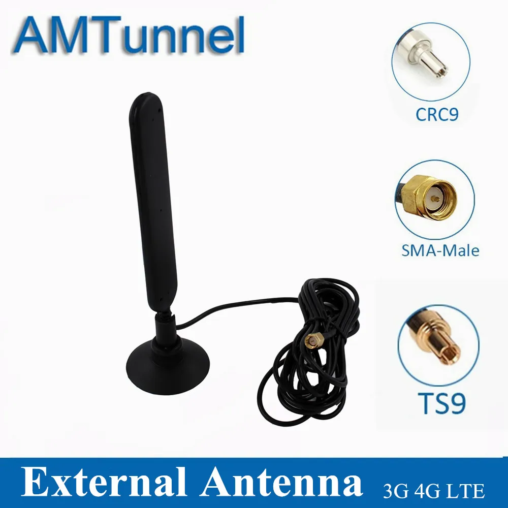 Антенна Wi-Fi 4G 3g LTE антенн 16dBi 2,4 ГГц внешняя антенна 3 м кабель SMA/TS9/CRC9 Мужской Для huawei B315 E8372 E3372 zte маршрутизаторы