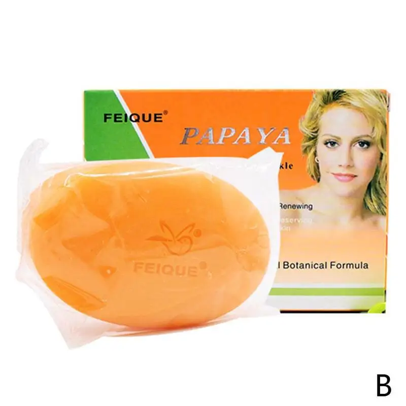 Natural Vitamer Papaya Whitening Face Day And Night Creams Anti Spot Freckle Wrinkle Improve Dark Skin Care Cosmetic 2pcs/set - Цвет: B