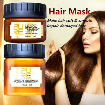 

120ml PURC Magical Treatment Hair Mask Nutrition Infusing Masque 5 Seconds Repairs Hair Damage Recover Soft Hair Fast Shipping