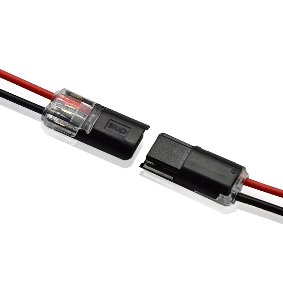 

10pcs 2pin Pluggable Spring Scotch Lock Wire Connector for 22-20AWG Wire Quick Splice Connector Cable Crimp Terminal Blocks