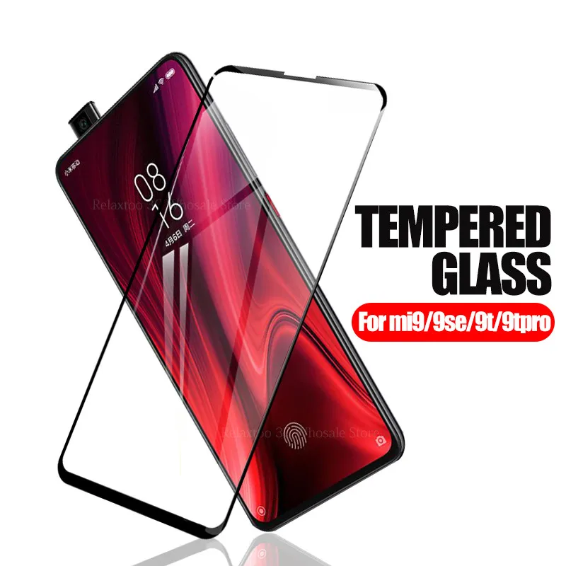 Закаленное стекло с полным покрытием для xiaomi mi 9 t защитное на xiomi pro 9se mi9 mi9t mi9tpro