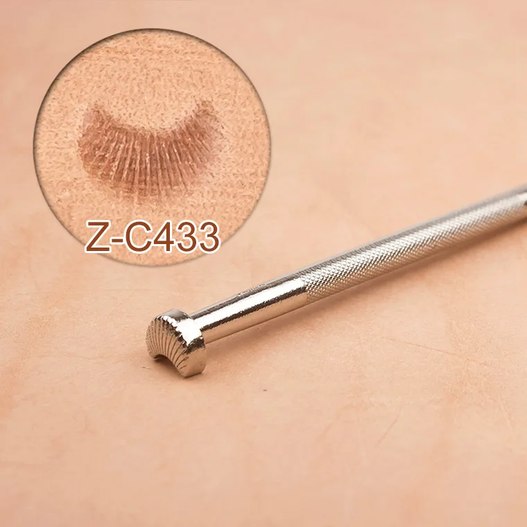Z-C433 DIY ручной пошив из воловьей кожи можно выбрать инструменты для гравировки и гравировки для кожевенного ремесла дубления-sik Emboss - Цвет: Z-C433