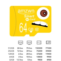 Carte mémoire Flash Micro SD TF de classe 10, 128 go 64 go 32 go, adaptée aux smartphones, appareils photo numériques et tablettes 