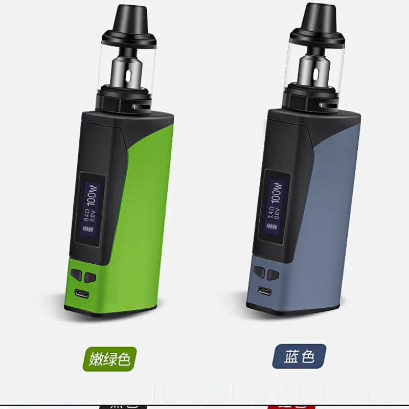 100 Вт электронная сигарета комплект светодиодный Экран с USB Зарядное устройство