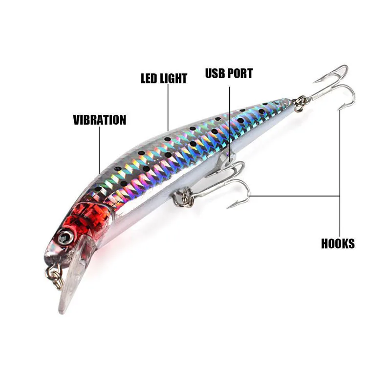 YUYU-USB-Rechargeable-Flashing-LED-light-Twitching-Fishing-Lure-11CM-18G-Bait-Electric-Life-like-vibrate (1)