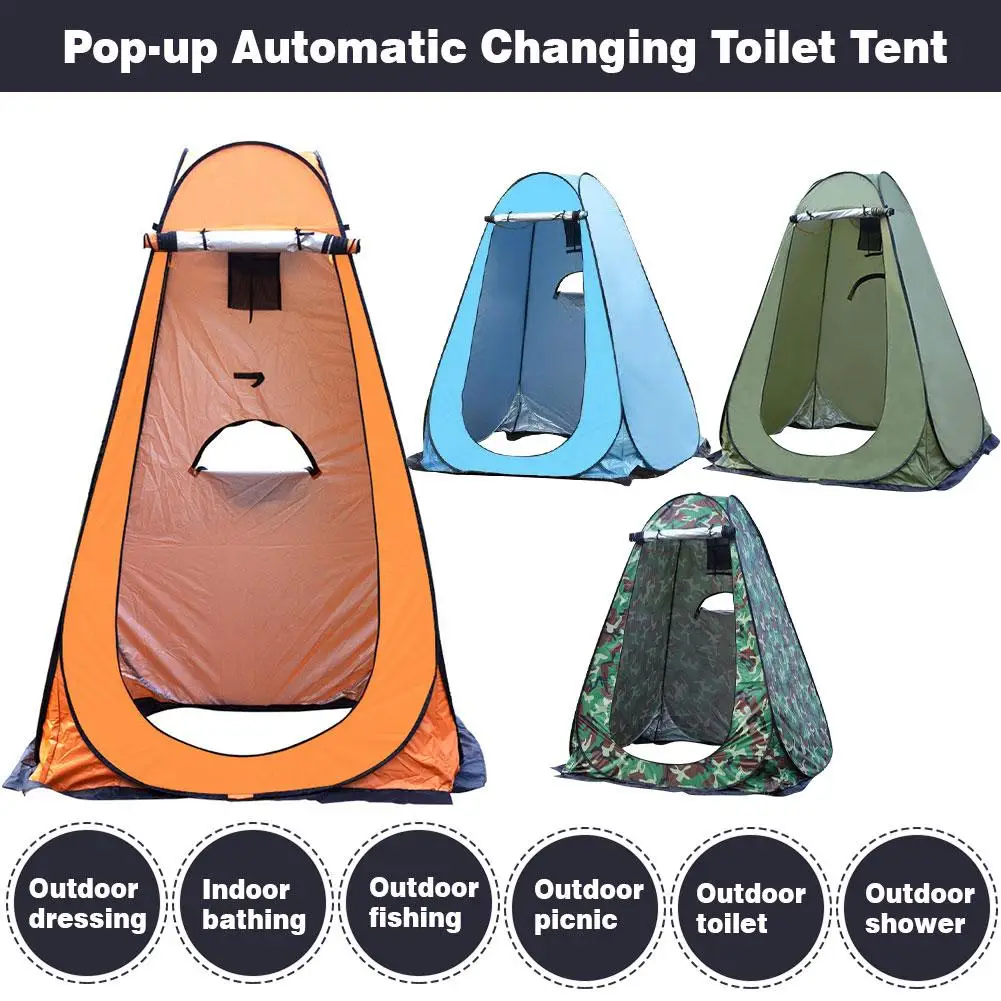 Potable Pop Up Tent Outdoor Shower Toilet Camping Large Space  Privacy Room Tent 