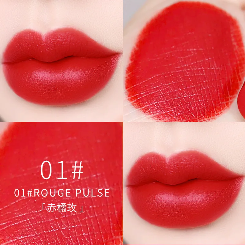 zhi cui Ying Run Lipstick Velvet Matte Lipstick Fog Rose nai Lipstick Comes with Mirror liquid lipstick matte larga duracion zhi cui Ying Run Lipstick Velvet Matte Lipstick Fog Rose nai Lipstick Comes with Mirror liquid lipstick matte larga duracion