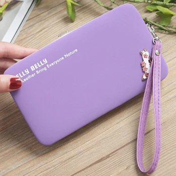 

Wallet Female Women's Wallet Snap Coin Purse Phone Bag Bow Multi-card Bit Card Holder Purse Women Luxury Billetera Mujer