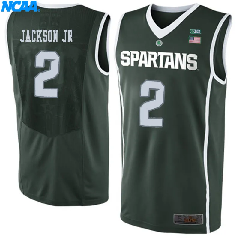 Новое поступление высокое качество LSU белый#40 Michigan State NAIRN JR.#11 футболки для колледжа Ограниченная серия трикотажных S-XXXL