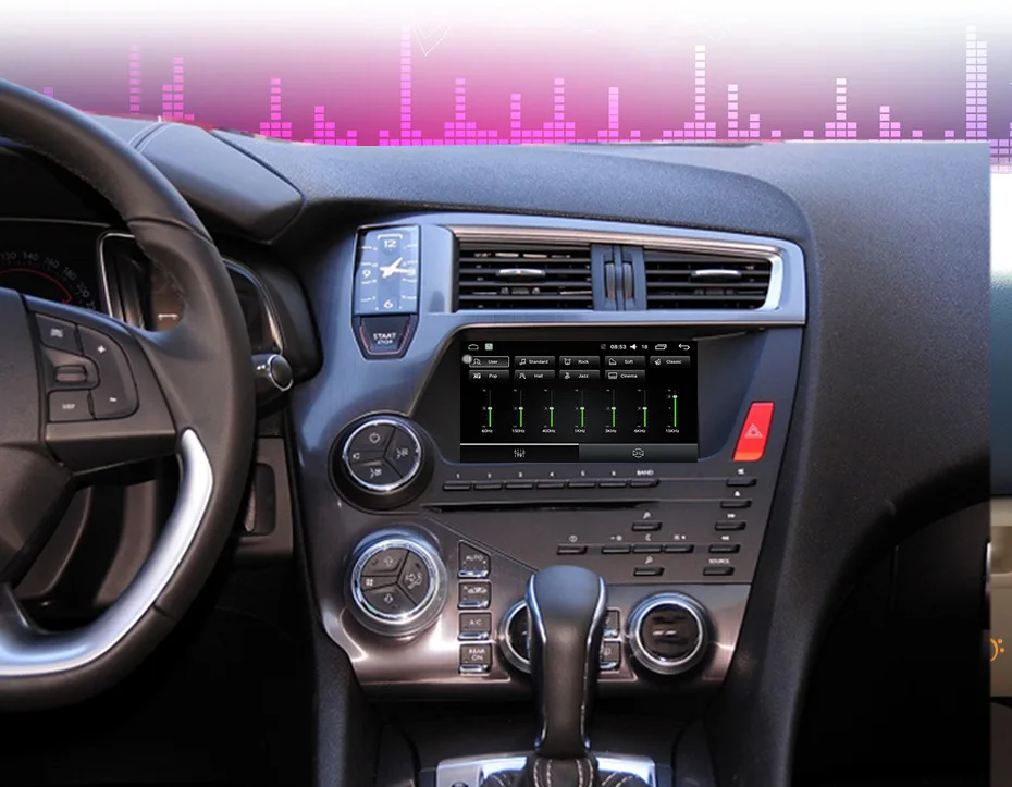Четырехъядерный Android 6,0 1024*600 Автомобильный DVD стерео для Citroen DS5 авто радио gps Навигация Аудио Видео-WiFi