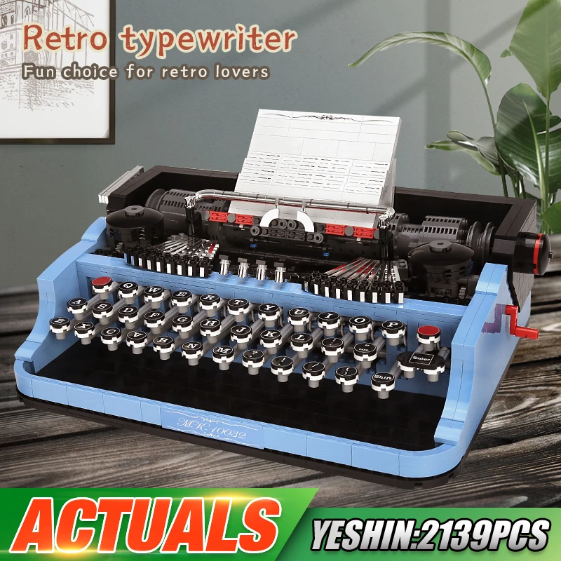 Mould King 10032 Creative Toys The Classic Typewriter Model Building