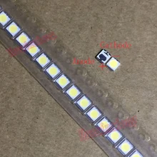 500 шт./лот LG Innotek SMD светодиодный 3528 2835 3V 100LM 1 Вт, холодный белый свет для ТВ/ЖК-дисплей Применение Подсветка