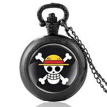 

Black Fashion One Piece Skull Glass Cabochon Quartz Pocket Watch Vintage Men Women Pendant Necklace Watches Gifts