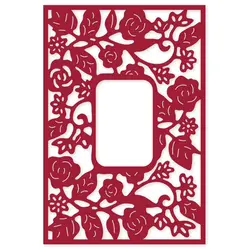 Ufurty штампы Роза Виноградная лоза фон металлические Вырубные штампы для скрапбукинга открытки для создания альбома тиснение ремесла