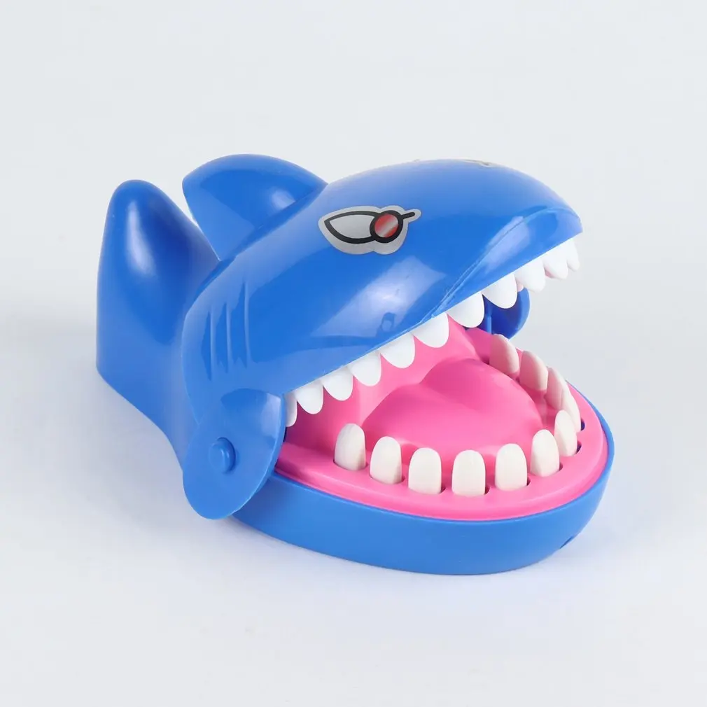 

2018 Creative Shark Style Bite Finger Spoof Toy For Kids Family Play Games Funny Tooth Brushing Finger Shark Toy