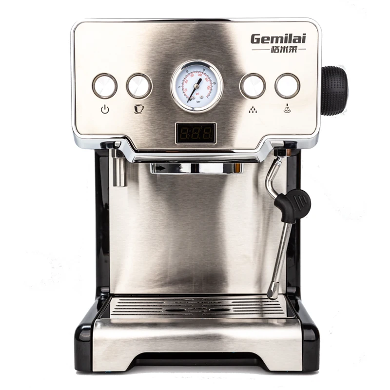 US $275.50 Household Coffee Maker Making Machine Commercial Freshly Espresso SemiAutomatic Cafeteira Steam Milk Tea Shop 1450W