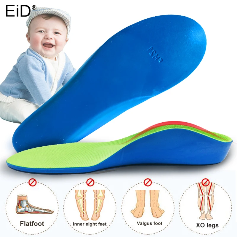 

EiD 3D Eva Orthotic Insoles flat feet for kids and Children Arch Support insole for XO-Legs child orthopedic shoes Foot Care