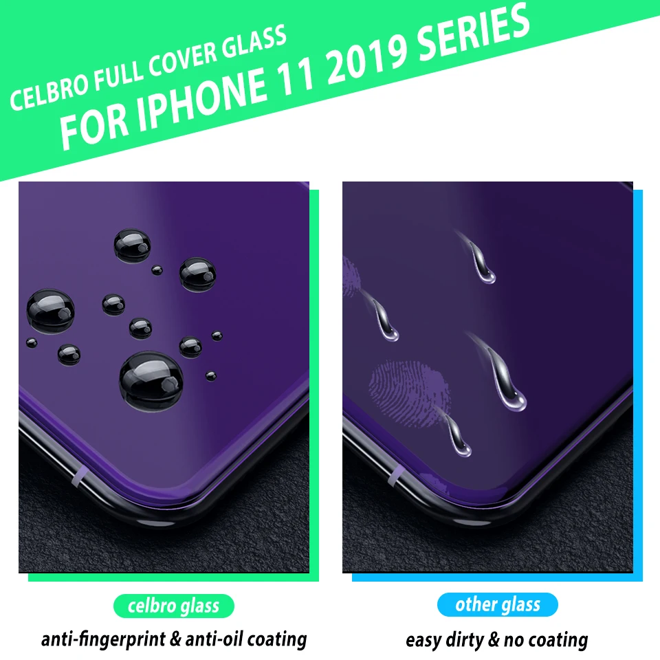 Защита экрана высокой четкости от синего света для Apple iPhone 11 Pro Max Защитное стекло для телефона для iPhone 11 Pro