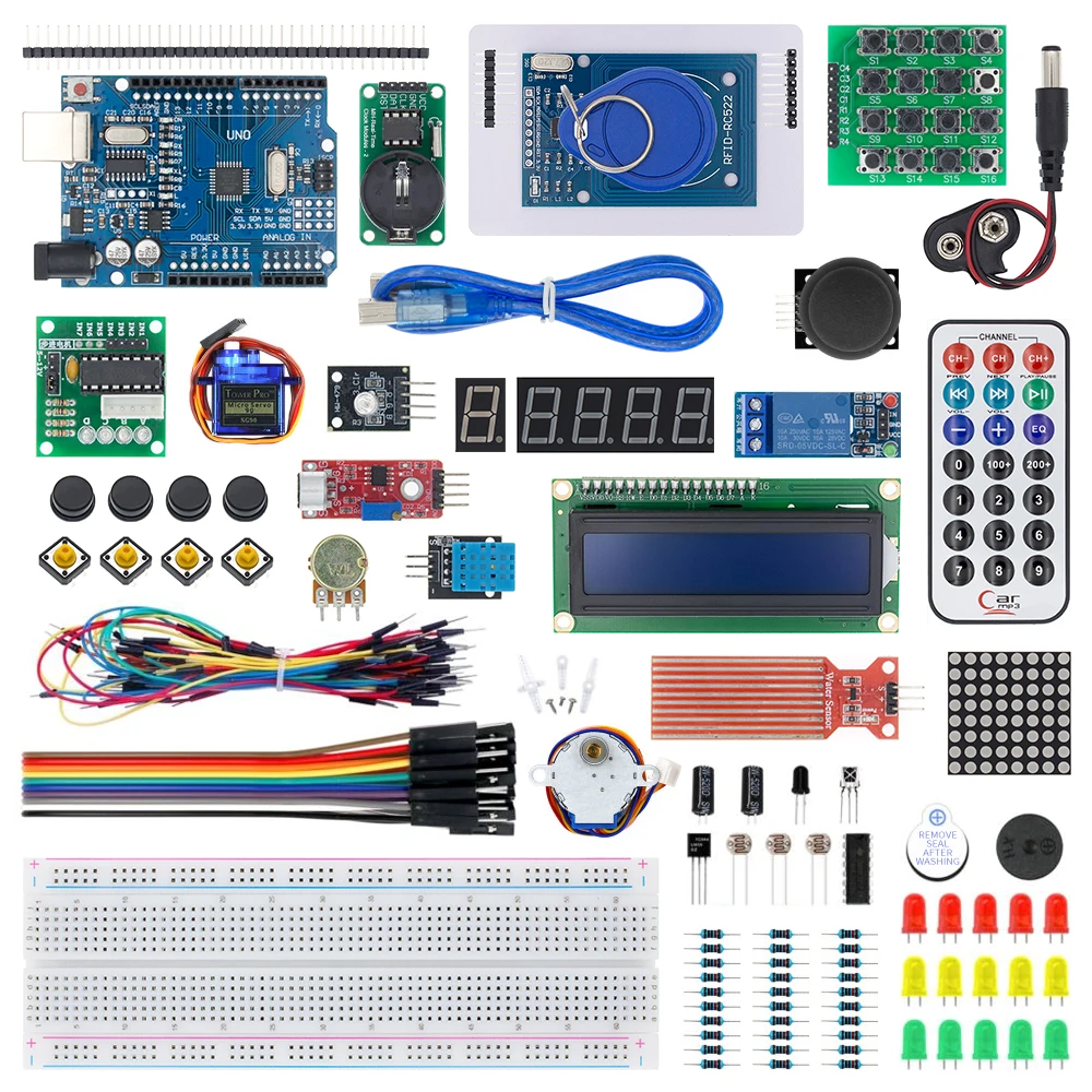 

UNO R3 KIT Upgraded version of the Starter Kit the RFID learn Suite LCD 1602 for kit With Retail Box