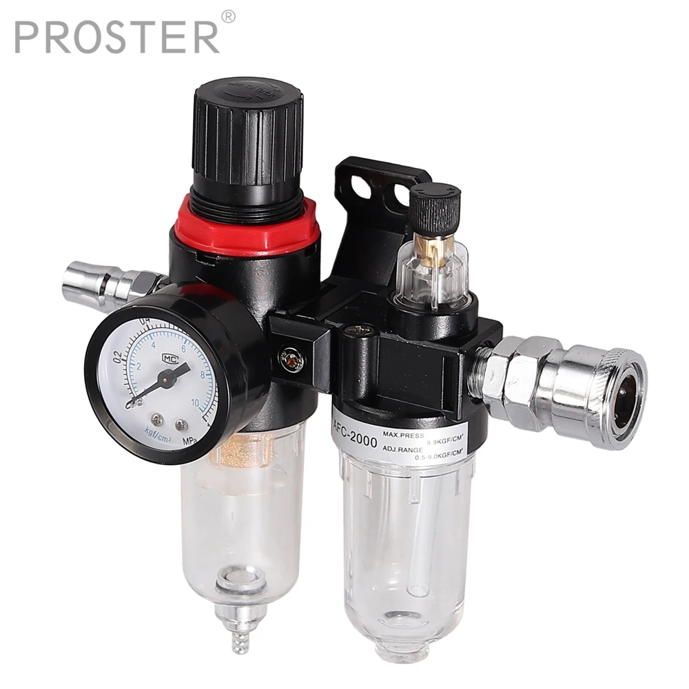 Compresseur D'air Filtre Régulateur De Pression Lubrificateur Combinaison Séparateur D'eau Et D