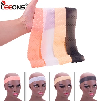 

Leeons Cheaper Silicone Band For Wig Adjustable Silicone Headband For Wigs Women Hair Band Transparent Rubber Hair Beadband