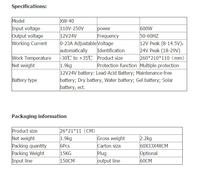 600W 25A умный автоматический 12 V/24 V автомобиль хранения Батарея Зарядное устройство ЖК-дисплей 5-ти ступенчатый интеллигентая(ый) ремонт импульса для свинцово-кислотный Батарея 36-400AH