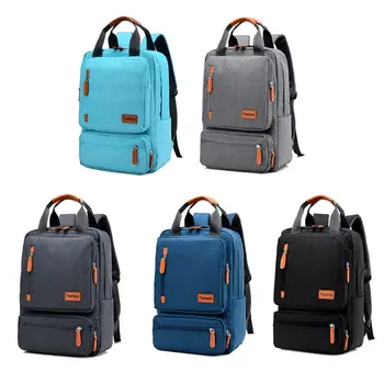 

Men's Canvas Backpack Laptop Bookbag Casual Rucksack Large Capacity Travel Casual Daypack for Teenagers U50C