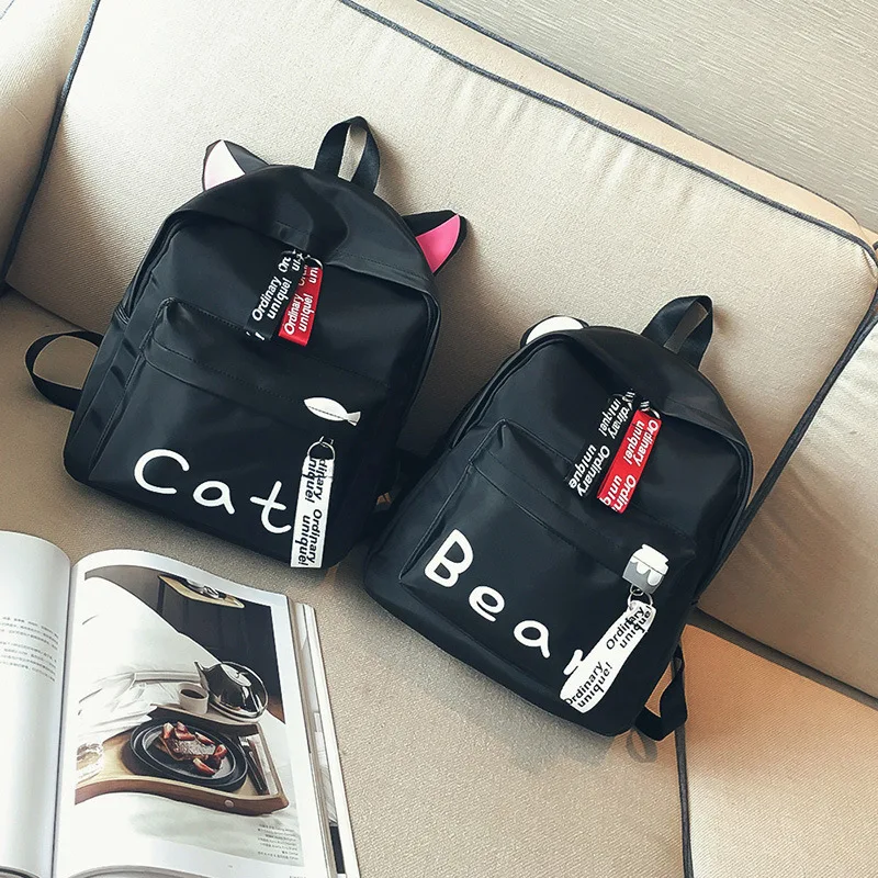 Детские сумки г. Весенне-летний стильный холщовый рюкзак женская школьная сумка в студенческом стиле ke yin hua