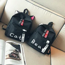 Детские сумки г. Весенне-летний стильный холщовый рюкзак женская школьная сумка в студенческом стиле ke yin hua