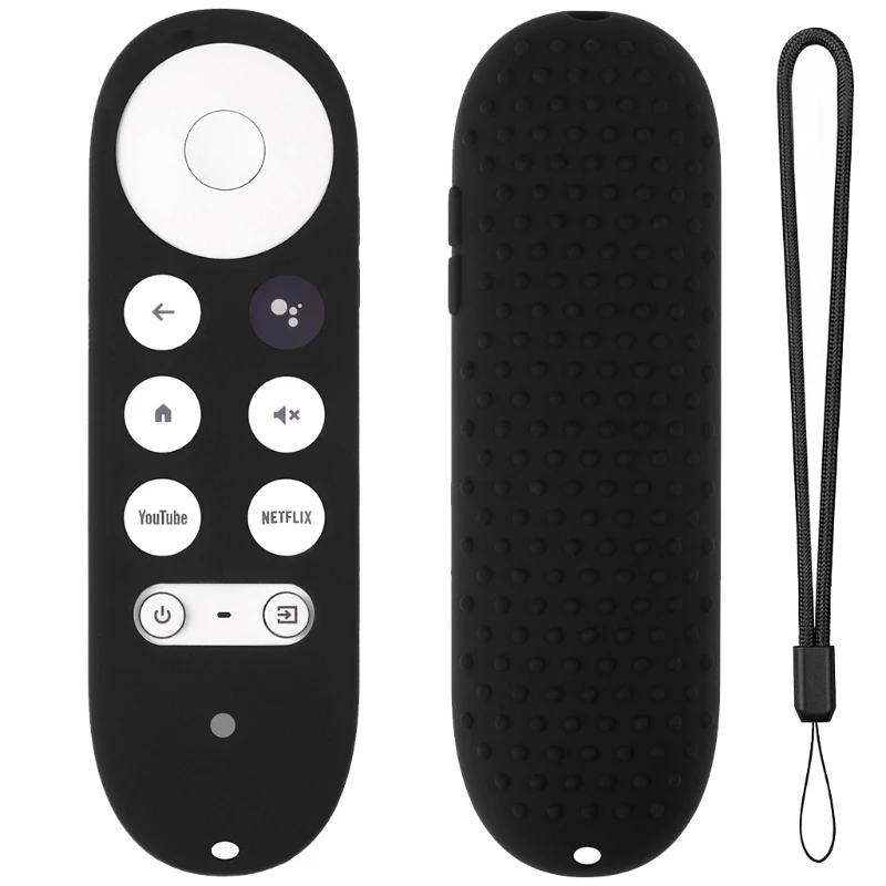 For-google TV 2020 funda de silicona con control remoto por voz, funda protectora de piel remota 62KD