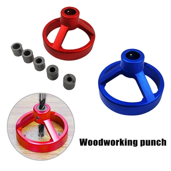 

DIY Carpentry Tools Woodworking Oblique Hole Locator Drill Bits Pocket Hole Jig Kit Angle Drill Guide Set Hole Puncher