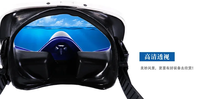 MANNER Diviing Mirror Qpm2049 Adult Mirror Snorkeling Tempered Glass Mirror Diviing Equipment