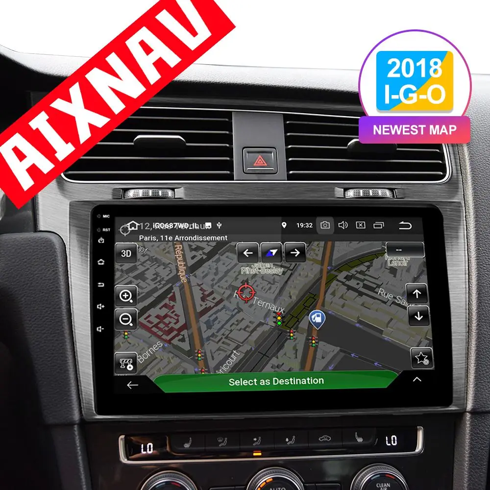 Мультимедиа для Android плеер gps навигация для Volkswagen Golf DSP DAB Авто Радио 1 Din FM монитор камеры заднего вида