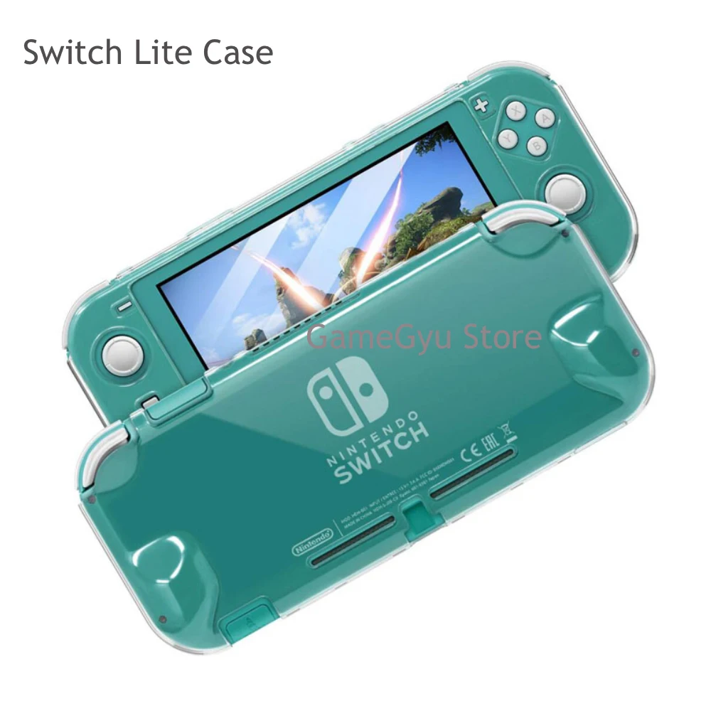 Custodia Rigida Trasparente Per Pc Custodia Protettiva Per Nintend Switch Lite Ns Mini Console Di Gioco Crystal Trasparente Full Body Protector