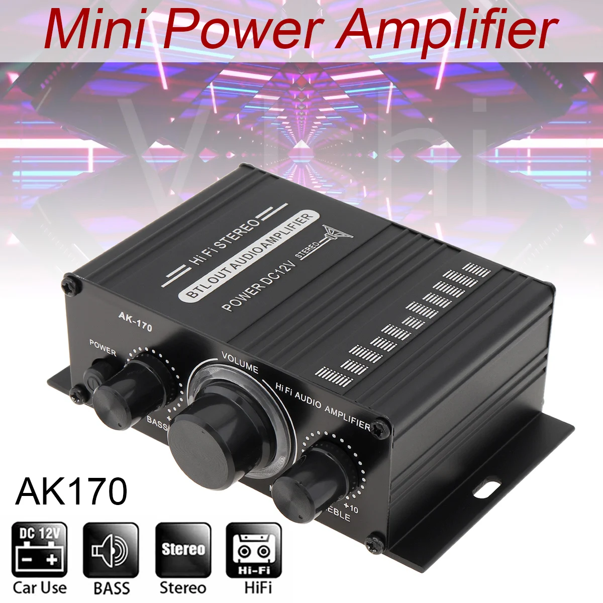Усилитель мощности AK170 2 канала USB SD для домашнего кинотеатра | Автомобили и