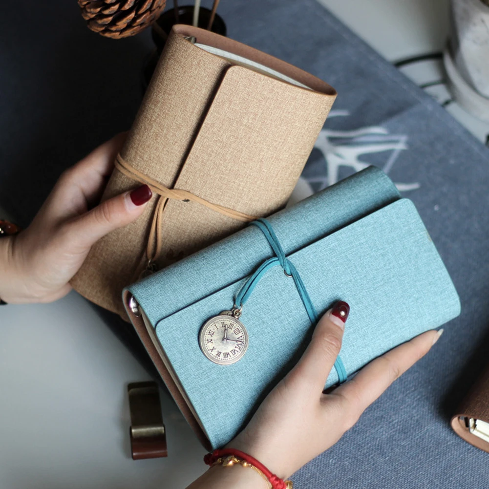 Notebook A6 Loose-leaf Retro Bandage Pocket Watch Creative Hand Account Book Students Diary Notebooks Notebook A6 Loose-leaf Retro Bandage Pocket Watch Creative Hand Account Book Students Diary Notebooks