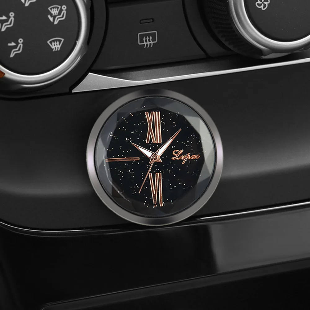 Украшение автомобиля электронный метр Автомобильные часы авто подвеска с кристаллом автомобильный стикер часы автомобильные аксессуары для интерьера