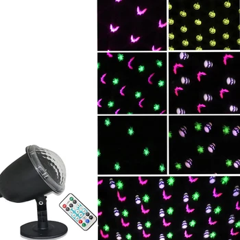 

High Quality Material LED Projector Light Christmas Halloween Theme Pattern Lamp Projection Rotating Light LED Landscape Lights