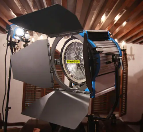 PRO 5000W Fresnel вольфрамовый свет Прожектор+ лампа пленка студия видео