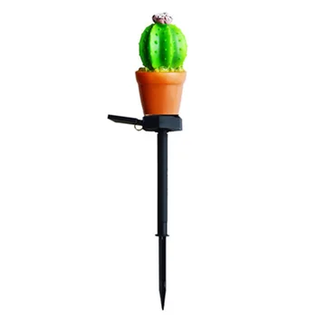 

Plastic Cute Wedding Pineapple Cactus Shape Lawn Lamp Ground Insert Yard Led Solar Powered Outdoor Waterproof Patio Garden Decor