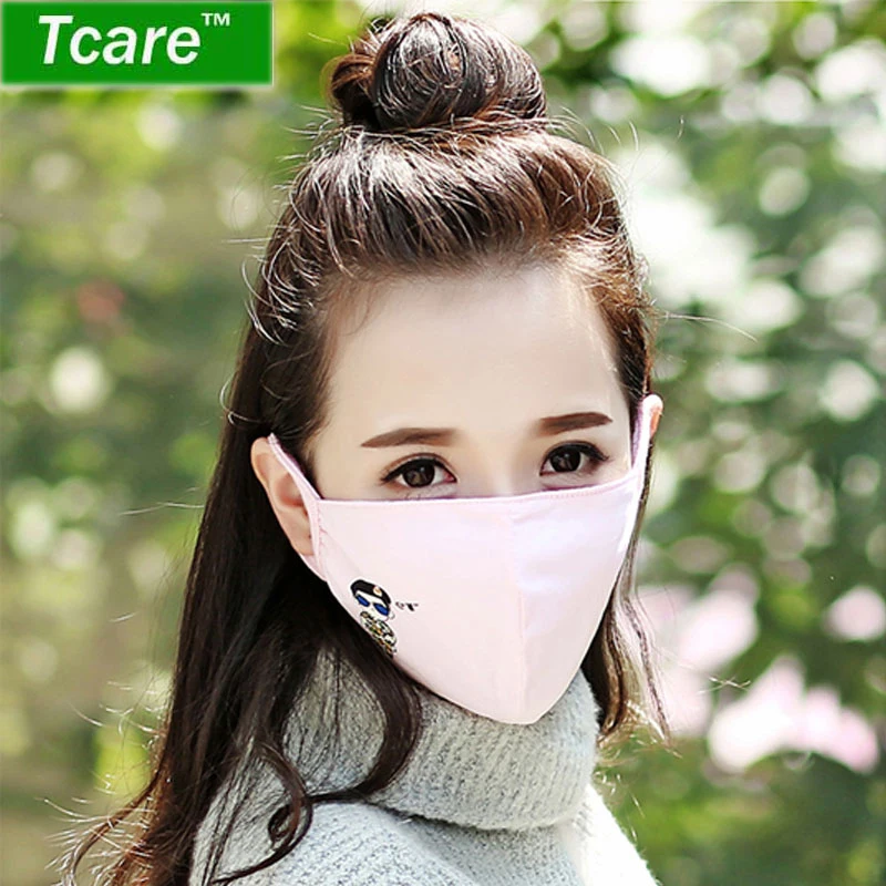 

1Pcs Fashion Korea Girls Mouth Mask Anti Dust Mask Filter Windproof Mouth-muffle Bacteria Proof Flu Face Masks Care Reusable